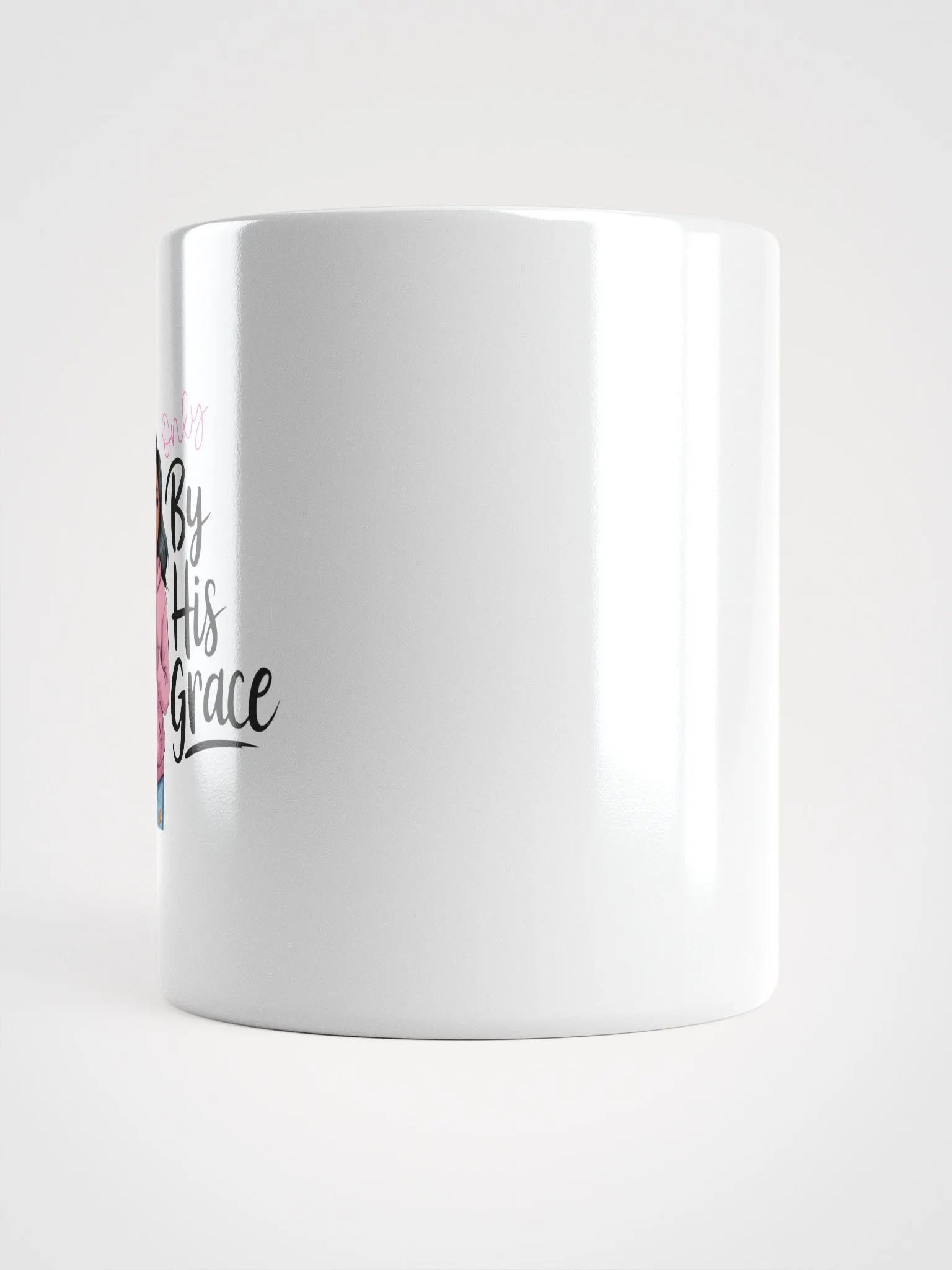 Only By His Grace Christian Mug | Faith-Inspired Ceramic Mug | Religious Gift for Believers product image (15)