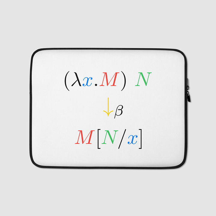 Beta Reduction Laptop Sleeve product image (1)
