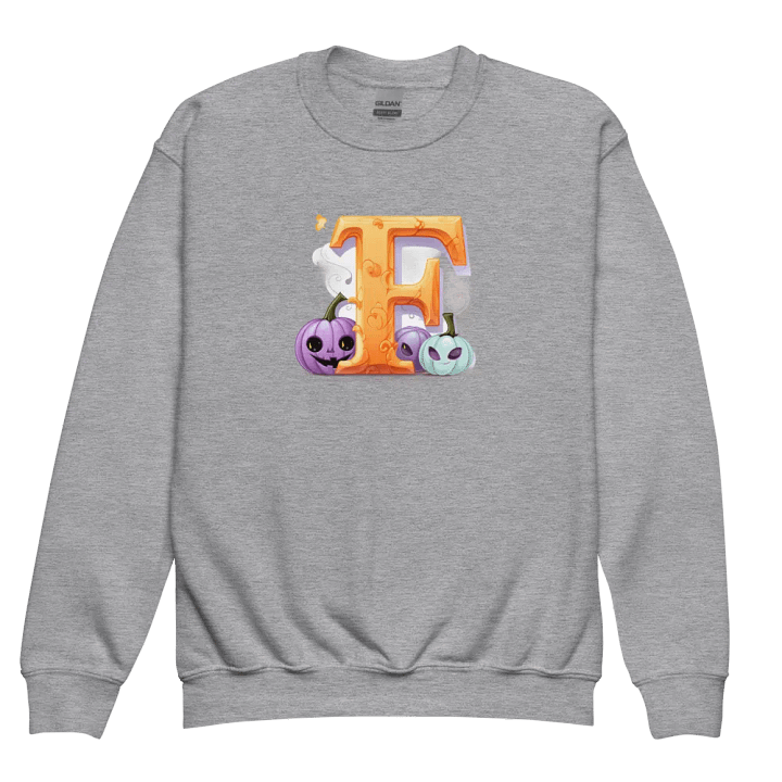 Cute Halloween Monogram Letter F Sweatshirt product image (3)