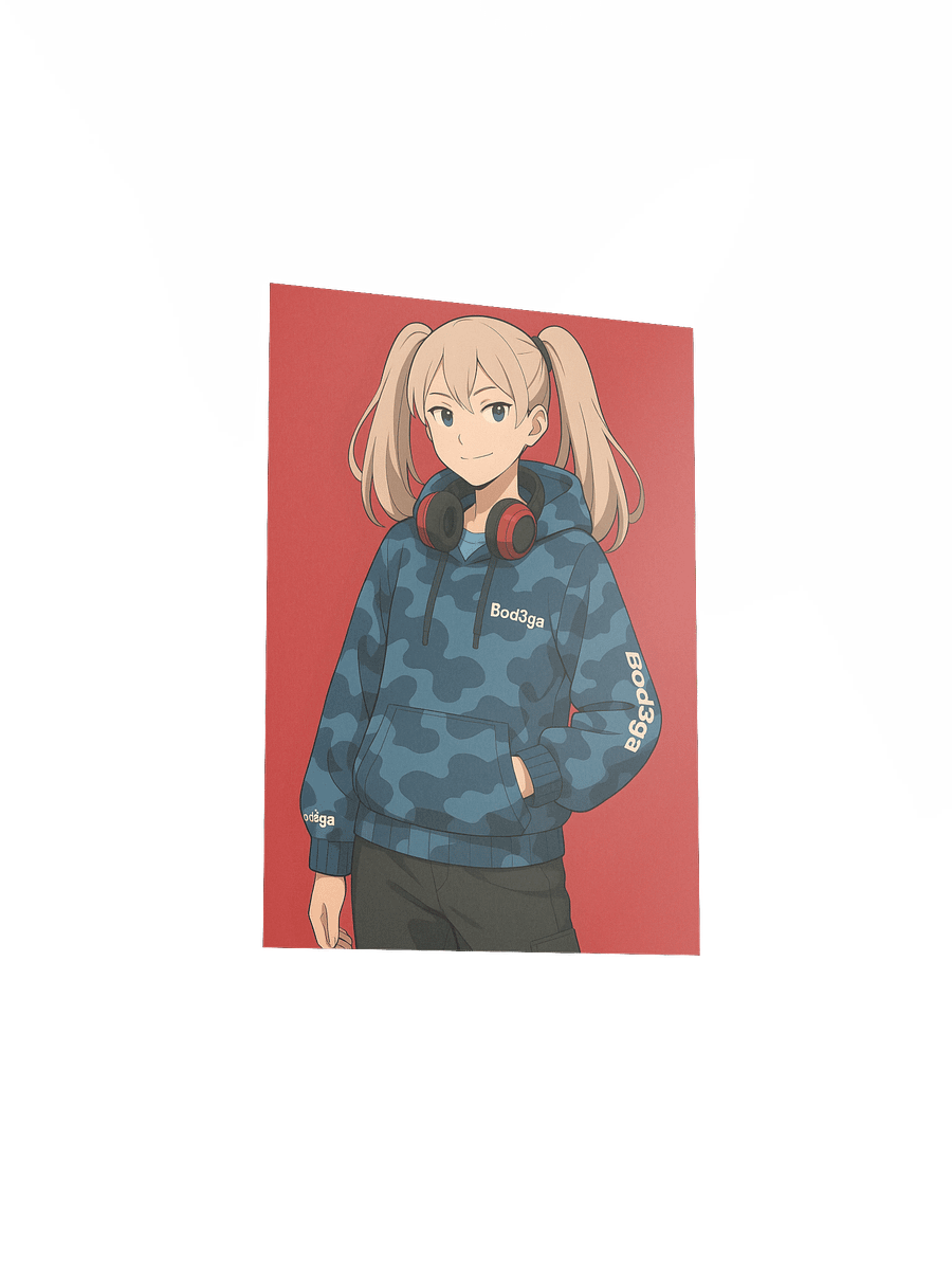 Bod3ga Camo Hoodie Poster product image (3)