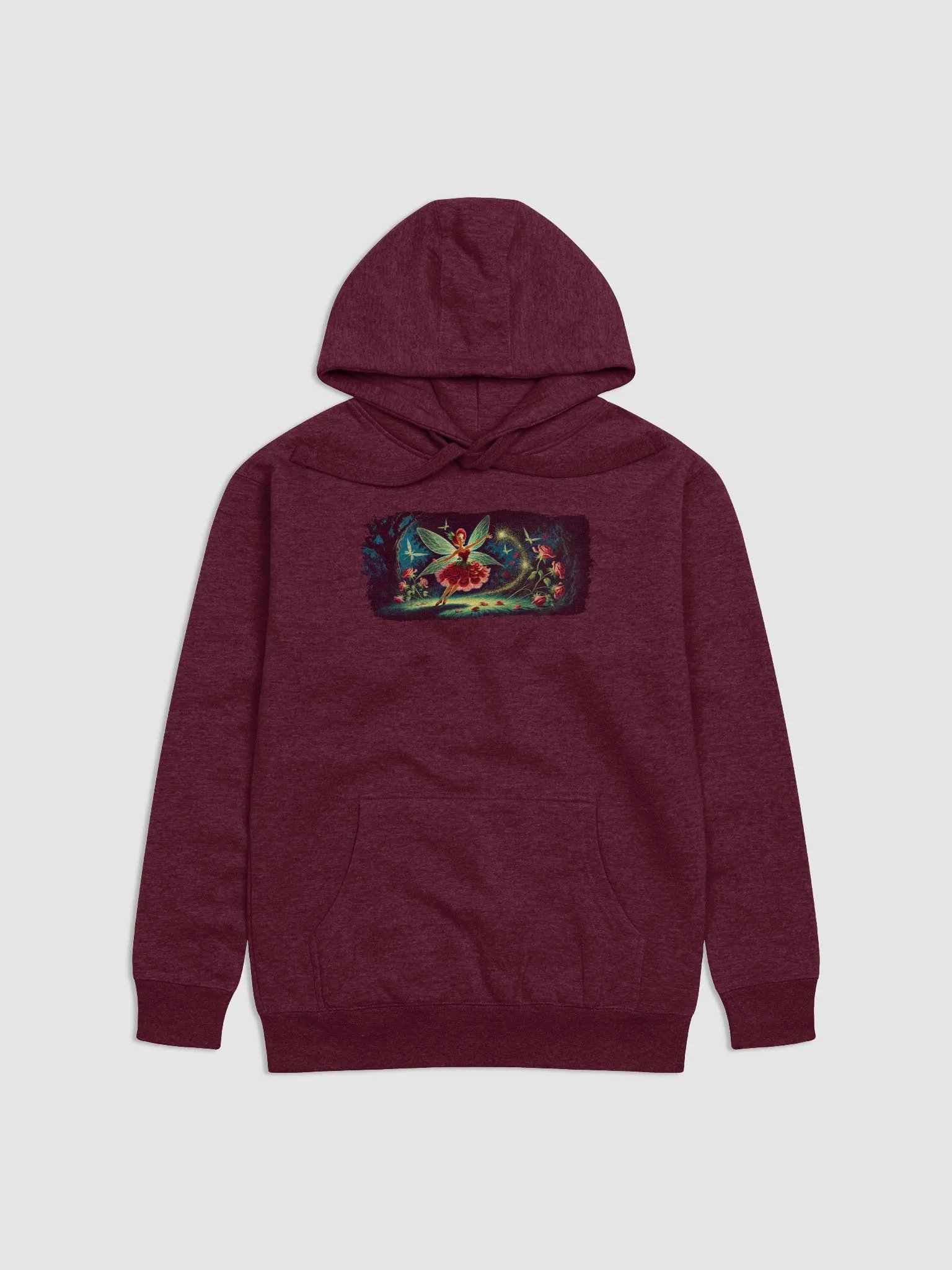 Enchanted Red Rose Fairy Premium Unisex Hoodie product image (20)