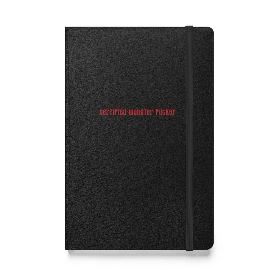 Certified Monster Fucker Hardcover Bound Notebook product image (1)