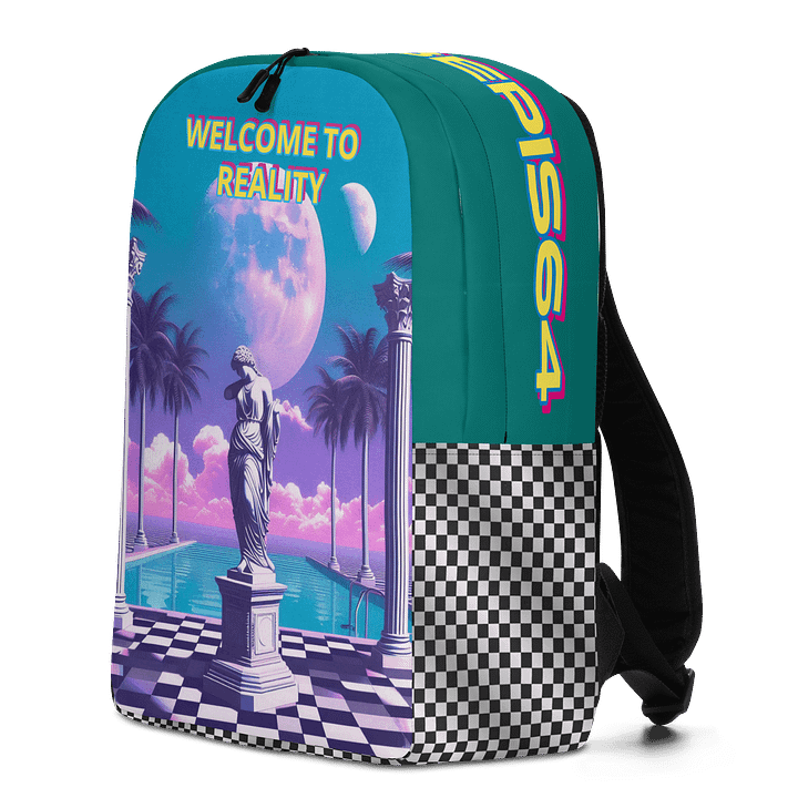 Welcome to reality backpack product image (2)