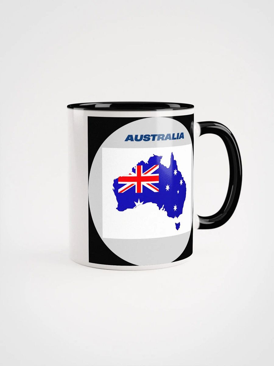 Ceramic Mug with Color Inside Australia Map product image (1)