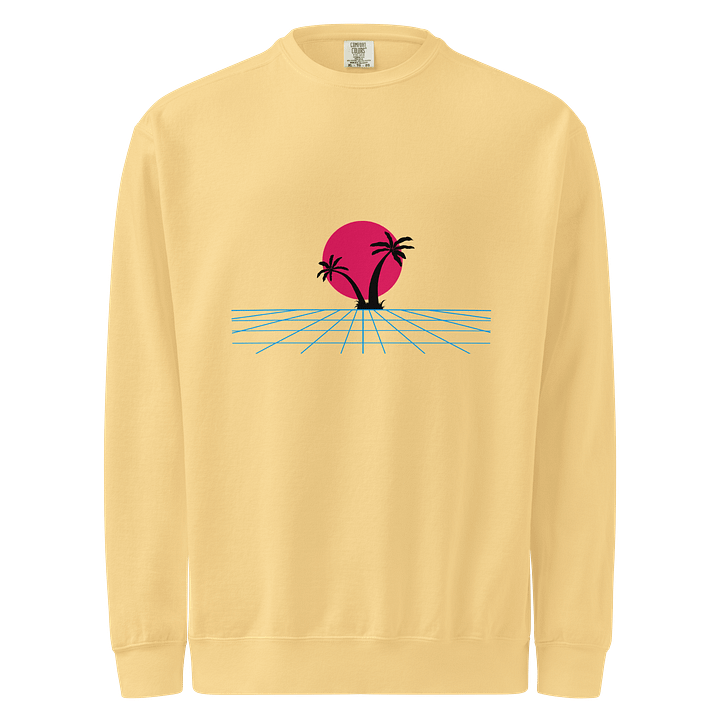 Retro-Futuristic Sunset Sweatshirt product image (1)