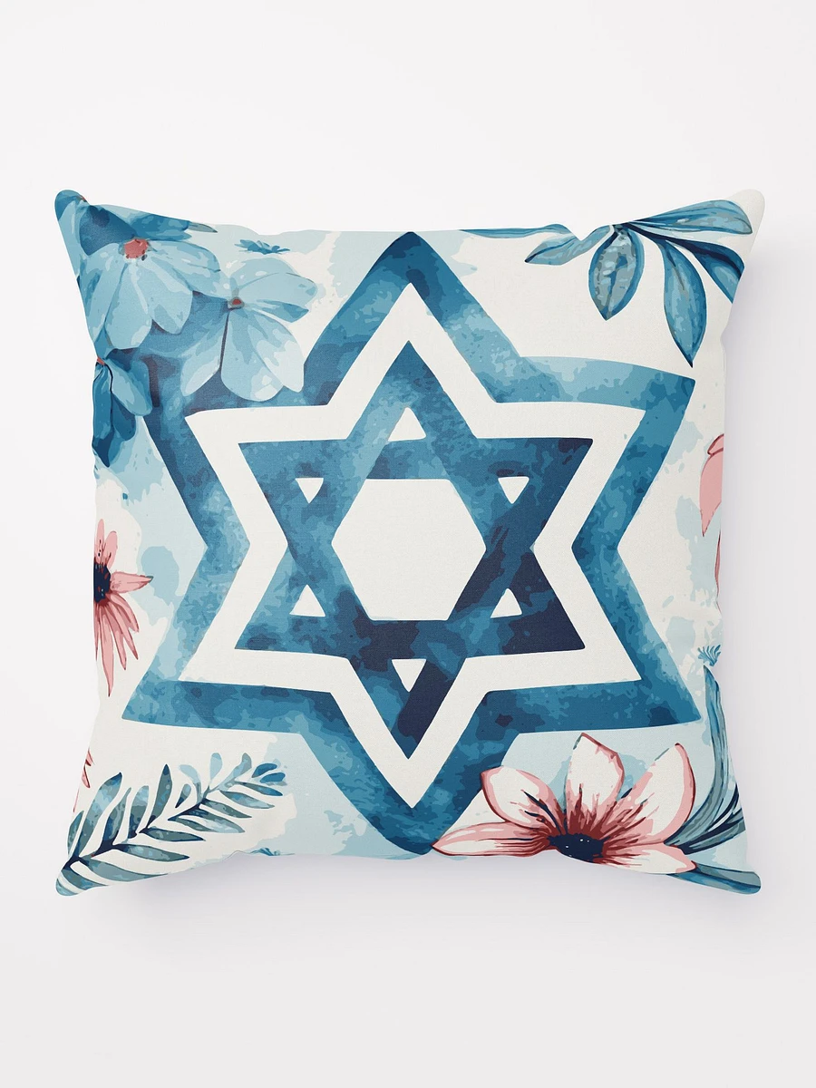 Floral Star of David Throw Pillow product image (6)