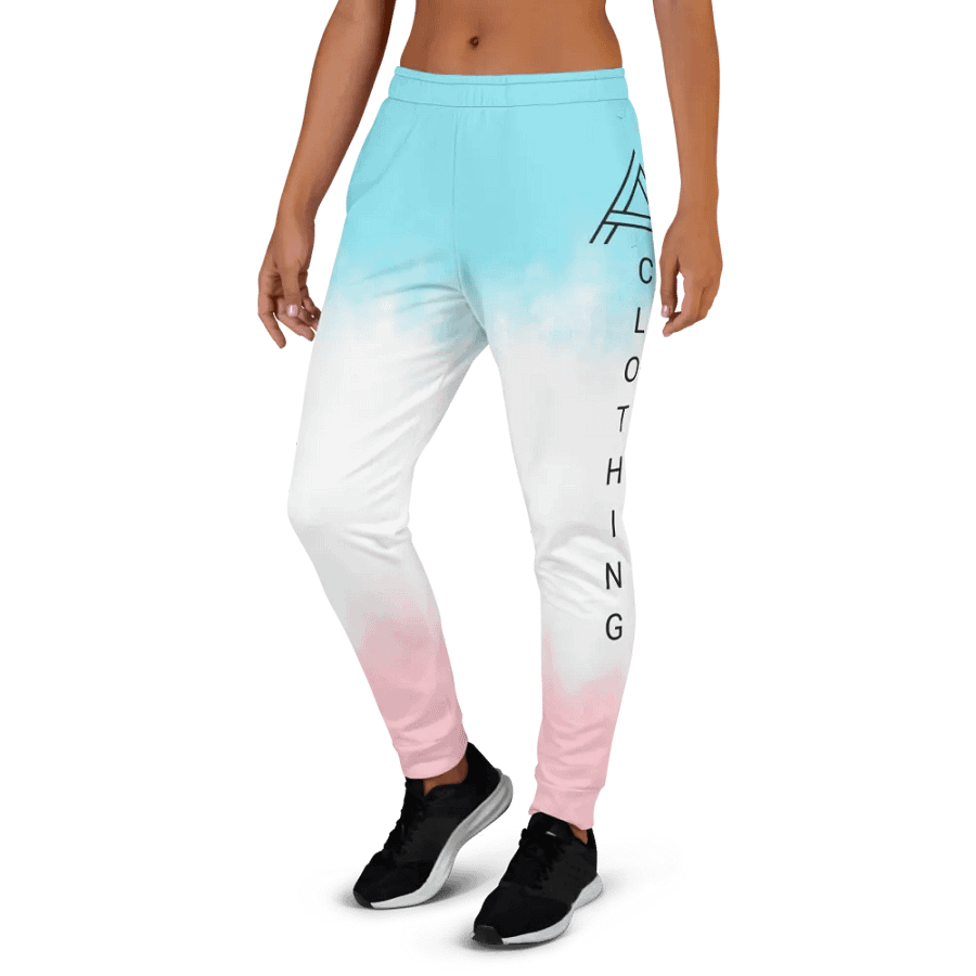 Women's Blue and Pink Joggers product image (3)
