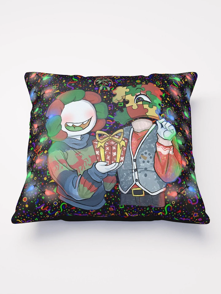 Christmas Jiggy and Flower Pillow product image (2)