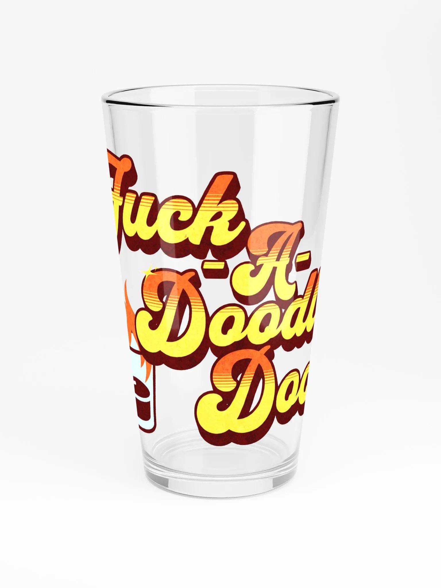 Fuck-A-Doodle Doo Pint Glass product image (3)