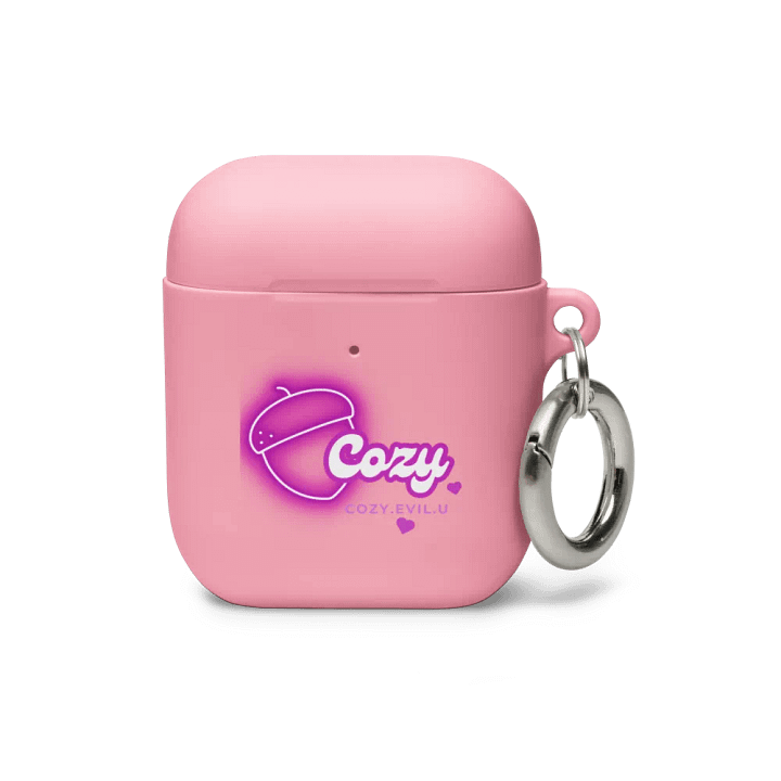 Pink Cozy AirPods Case product image (1)