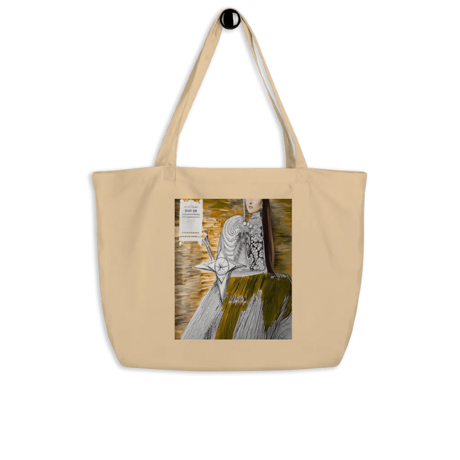 Lady gold tote bag product image (4)