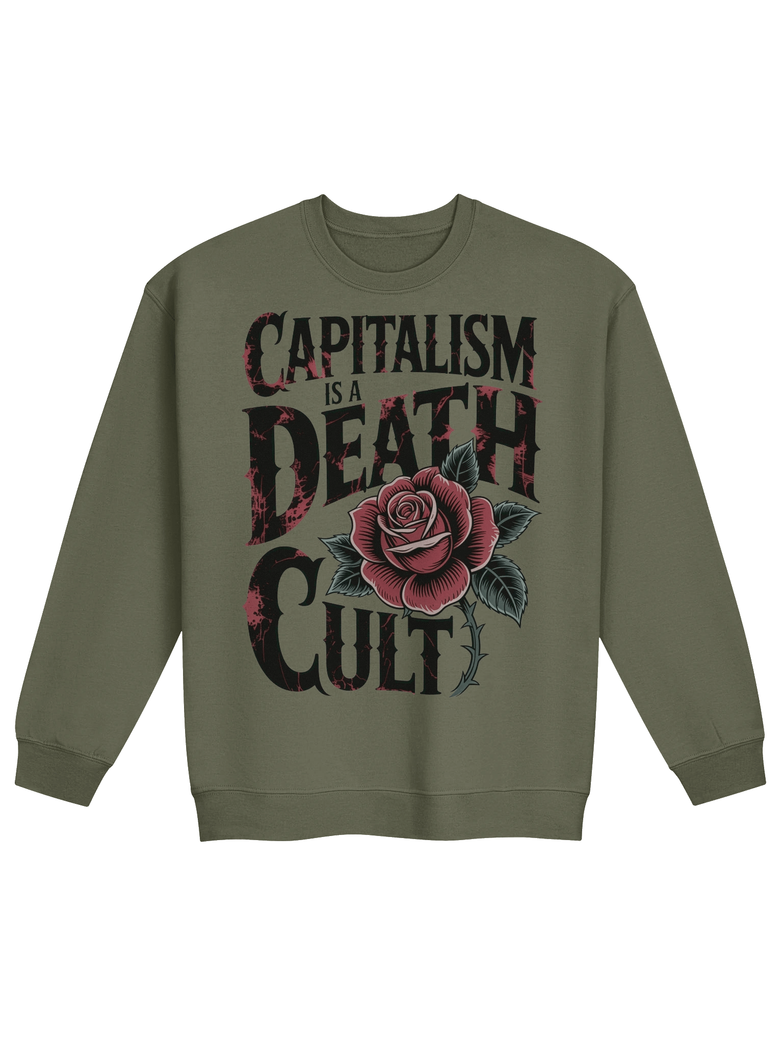 Capitalism is a Death Cult Sweatshirt product image (2)
