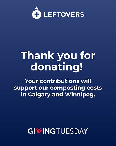 ✨ Thank you for an incredible #GivingTuesdayCA! ✨

Because of your generosity, we’re one step closer to covering our composti...