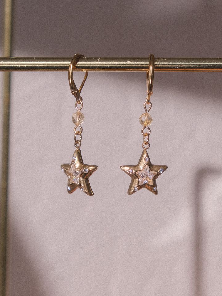 Glistening star - Citrine earrings product image (2)