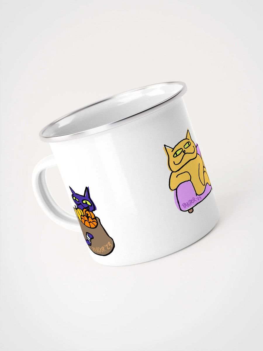 Enamel Cup of Skrunkly Scrungled Cats product image (3)