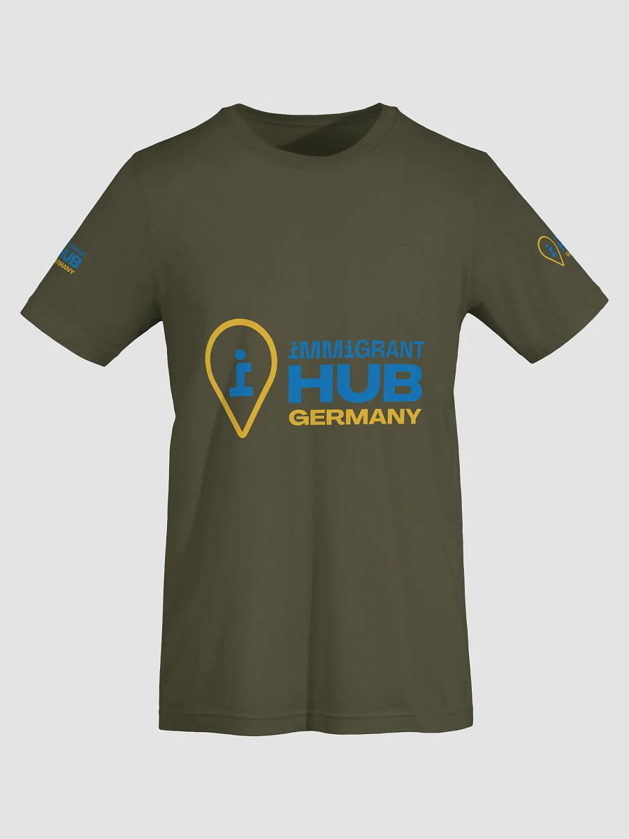 Immigrant Hub Germany Location Pin T-Shirt product image (7)