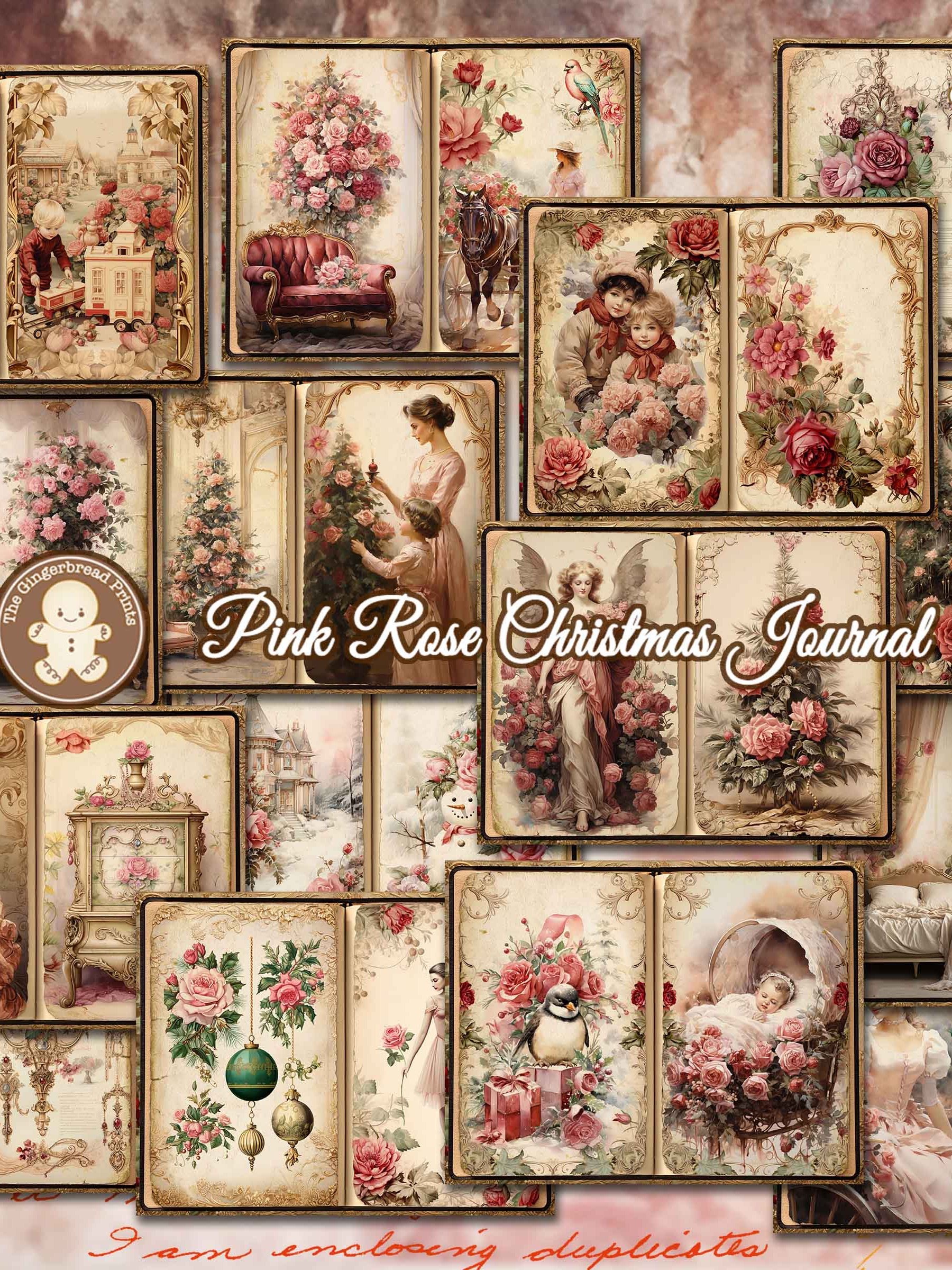 Pink Rose Christmas Journal + Add-on Jumbo Collection product image (5)