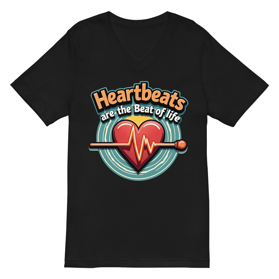Heartbeat of Life V-Neck Tee product image (3)