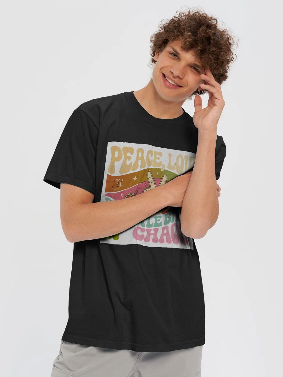 Peace, Love, & Chaos Retro Tee product image (10)