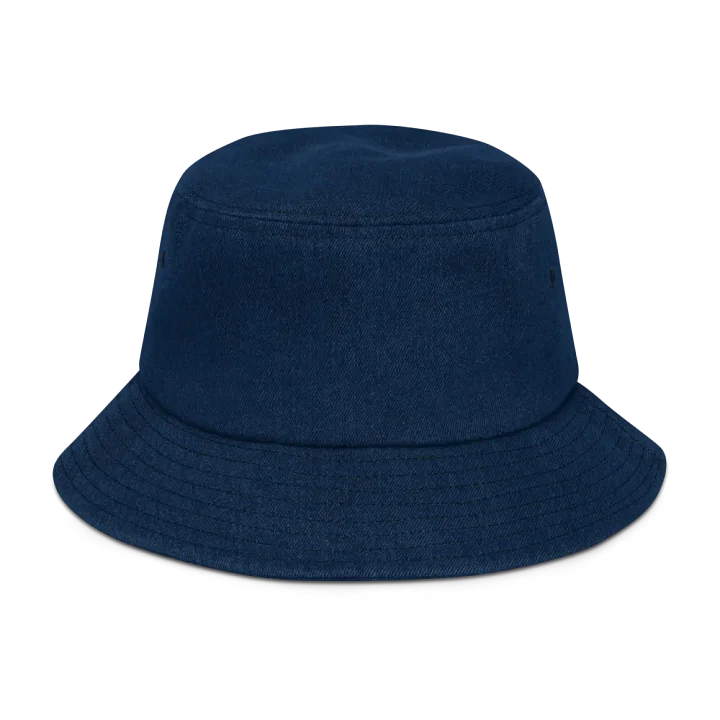 Pink Logo ZKOT Denim Bucket Hat - Show your Support with Style - Headwear - 100% Cotton product image (2)
