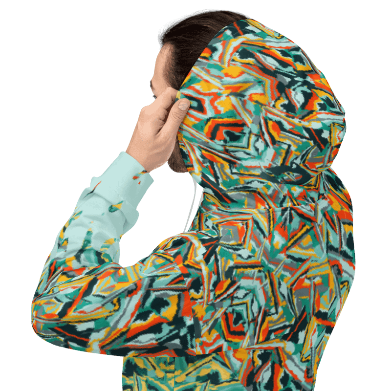 Colorful Destruction | Recycled Unisex Hoodie product image (5)