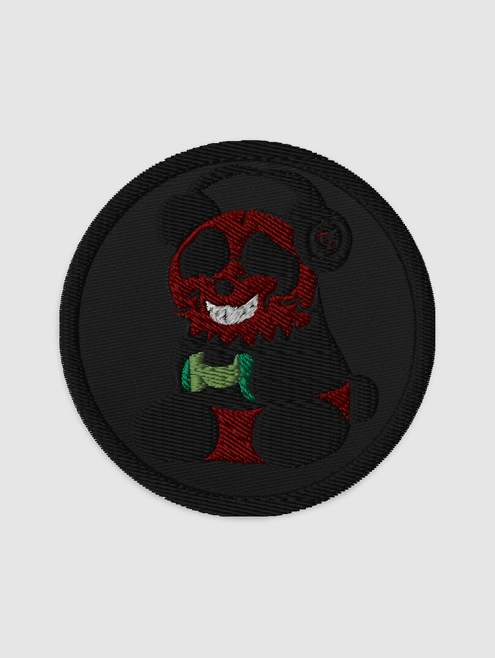 [Punishpool_gaming] Panda Wearing Headphone Embroidered patches product image (1)
