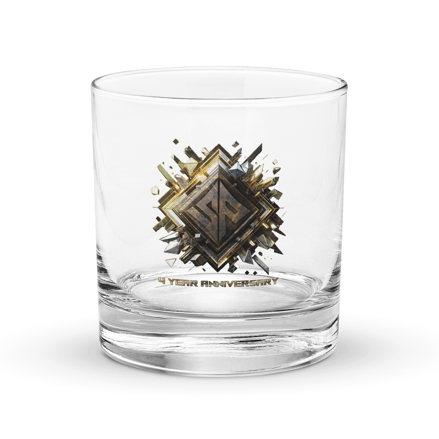 Four Year Gold Rocks Glass product image (1)