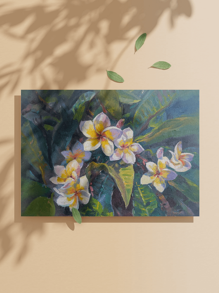 Flowers-Oil Painting Canvas Print product image (1)