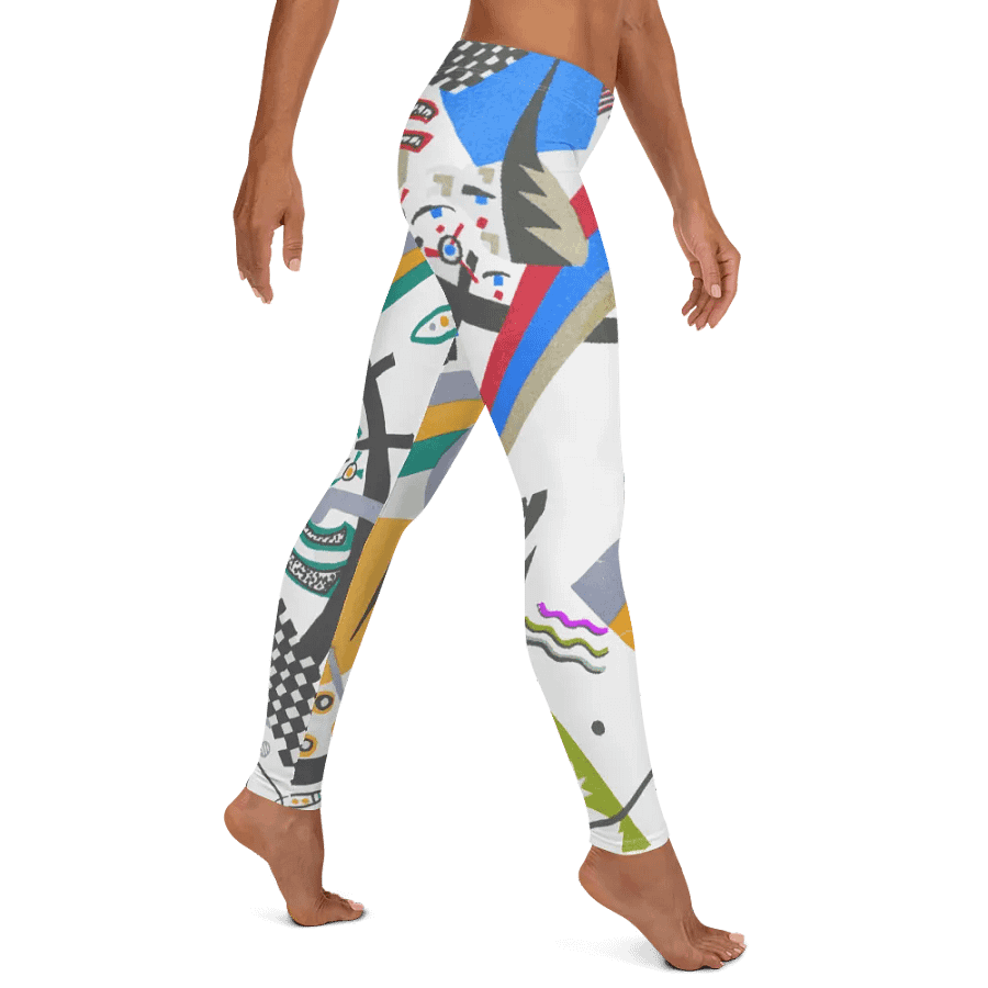 Abstract Lithographic Pattern Design leggings - V4 product image (5)
