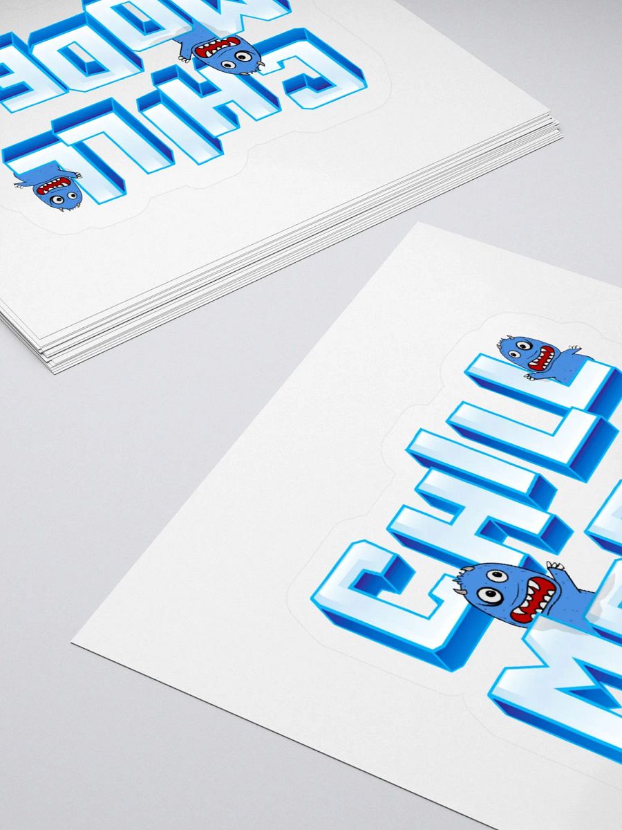 Chill Mode Creatures Kiss Cut Stickers product image (11)