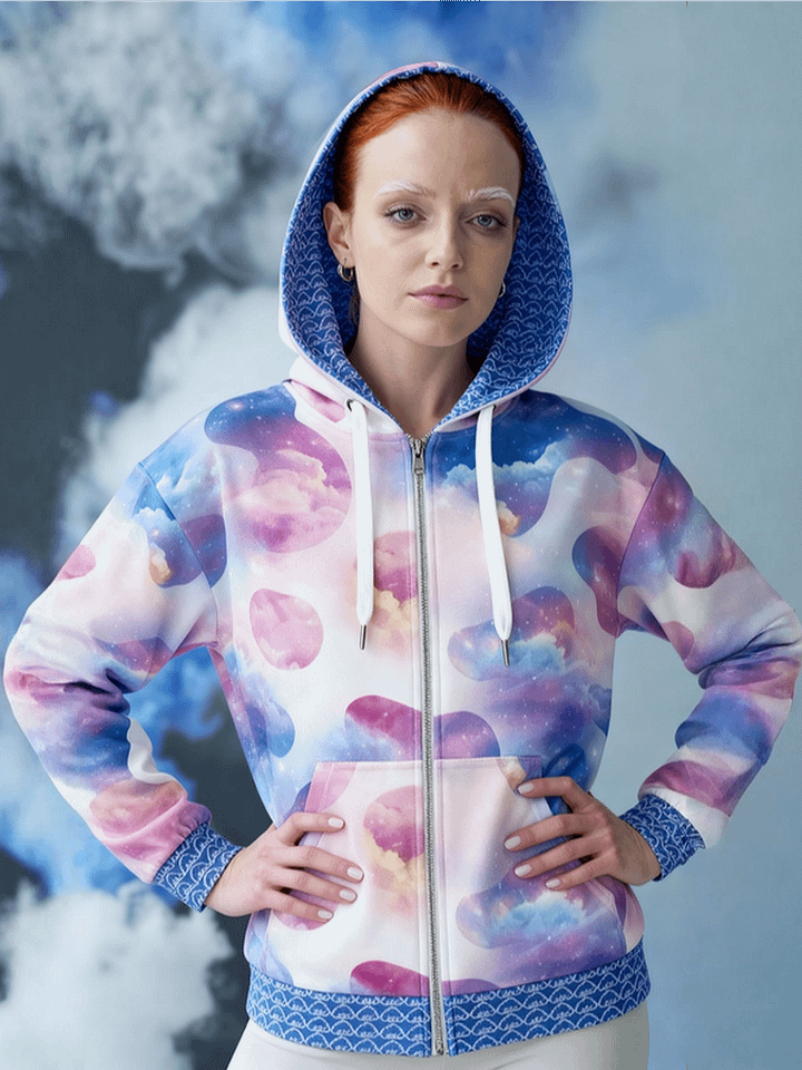 Crazy Cow-Recycled Unisex Zip Hoodie product image (1)