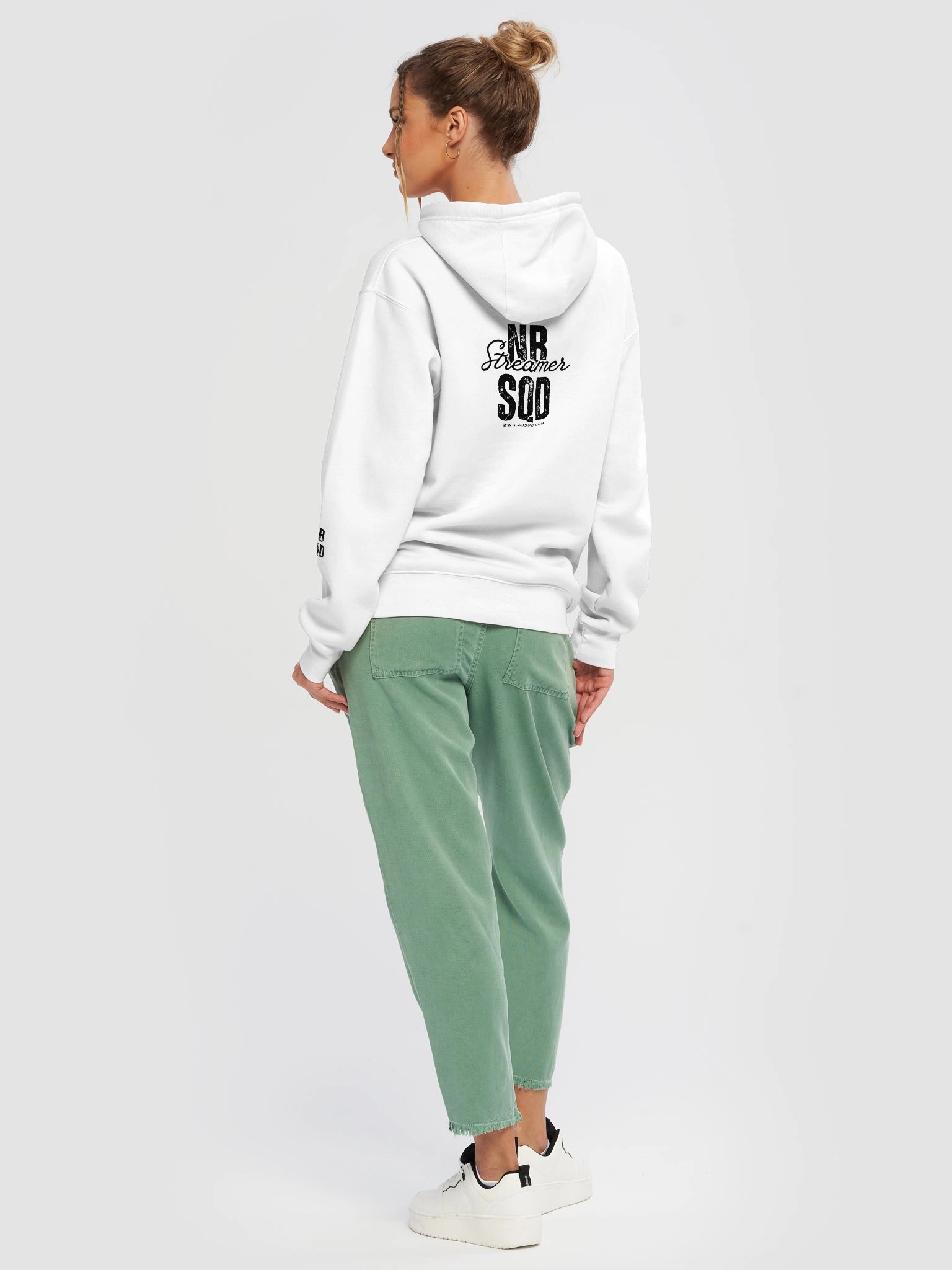 Official Noobsquad Ladies White Hoodie product image (6)