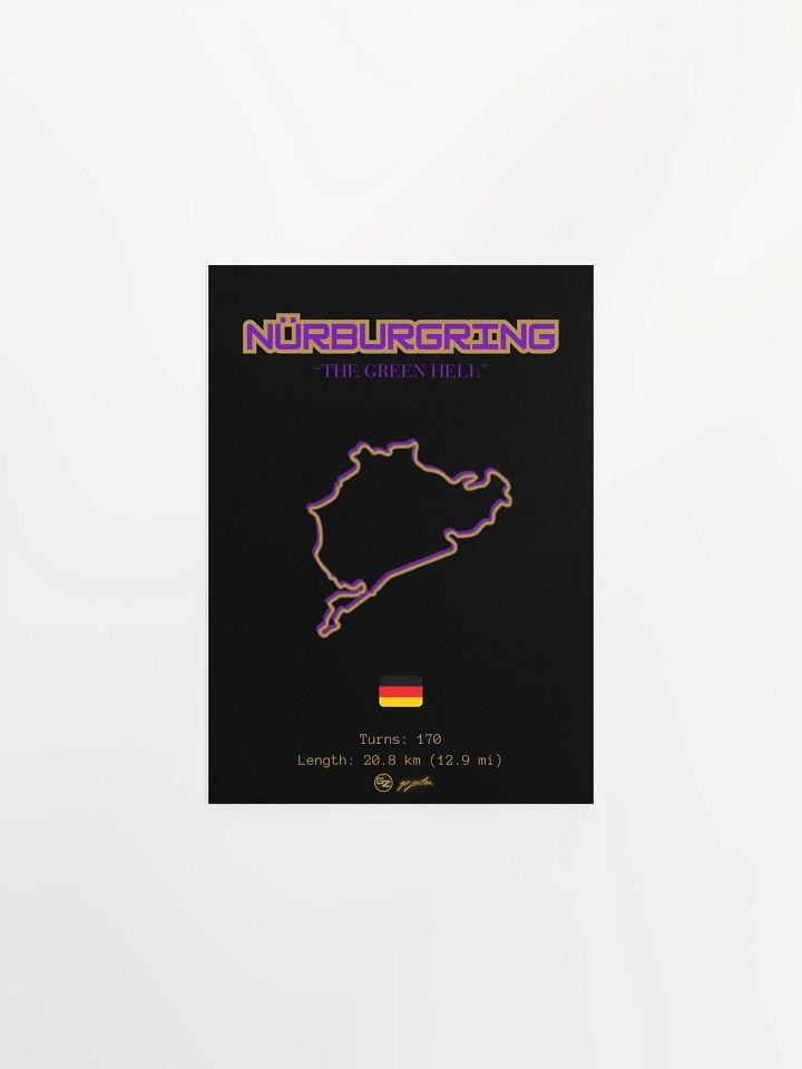 Nürburgring| Enhanced Matte Poster product image (1)