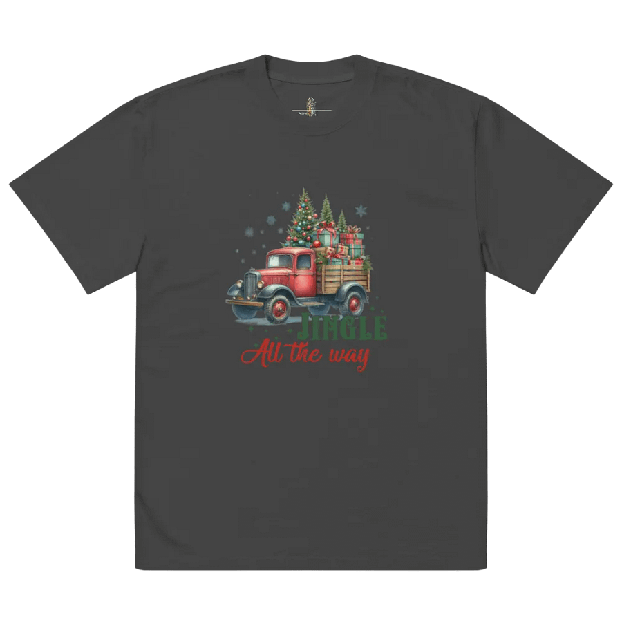 Jingle All The Way Vintage Christmas Truck T-Shirt product image (5)