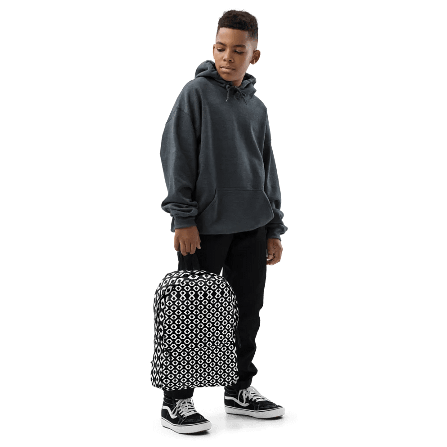 Geometric Illusion All-Over Print Backpack product image (6)