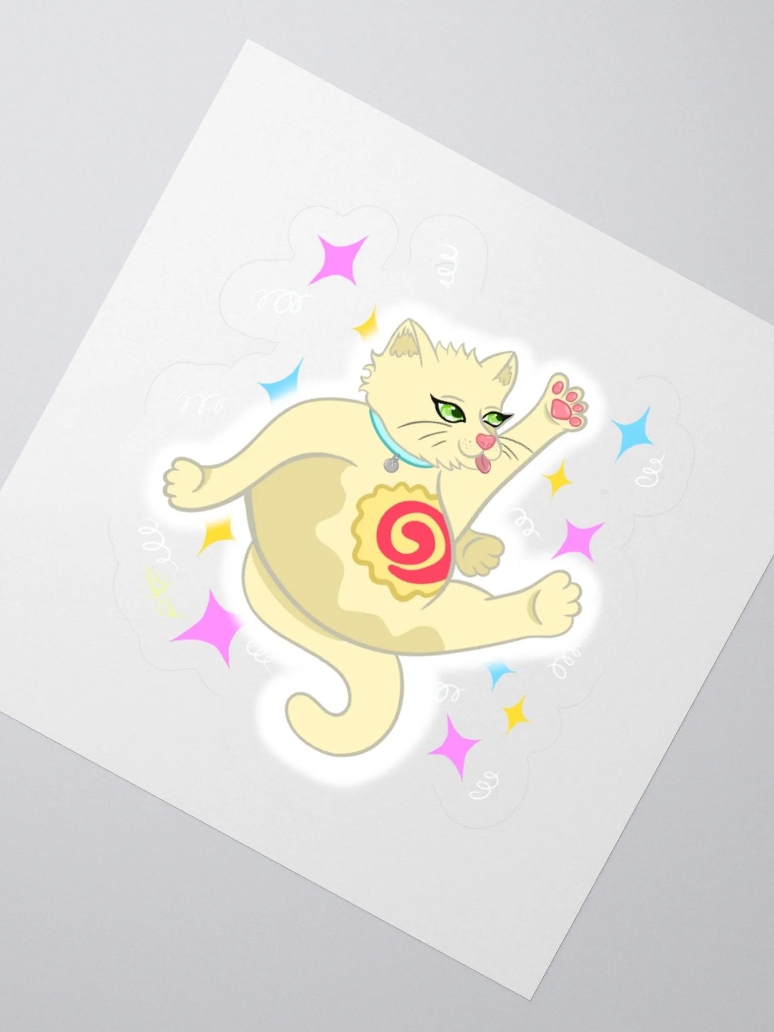 Whimsy Cat Sticker product image (4)