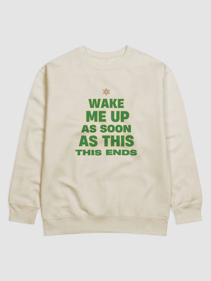 Festive Tree Text Sweatshirt product image (2)