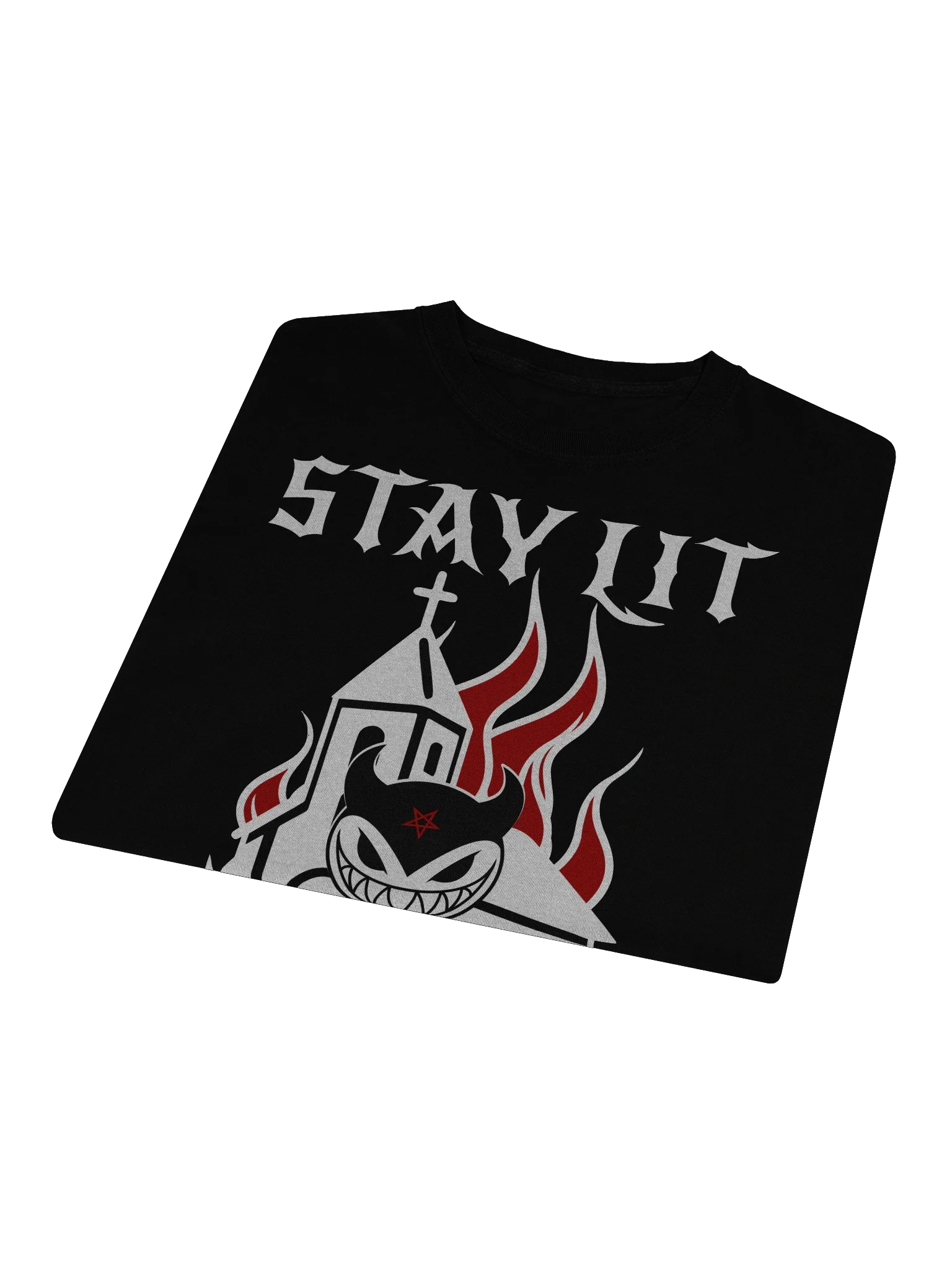 Grinxi: Burn Church Unisex Long Sleeve T-Shirt product image (3)