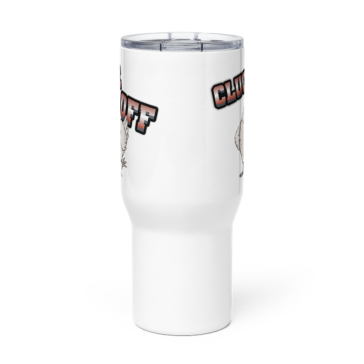 Cluck Off Stainless Steel Travel Mug with a Handle product image (3)