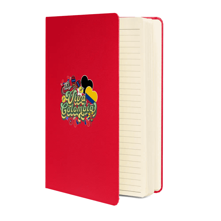 Viva Colombia Hardcover Red Notebook product image (2)