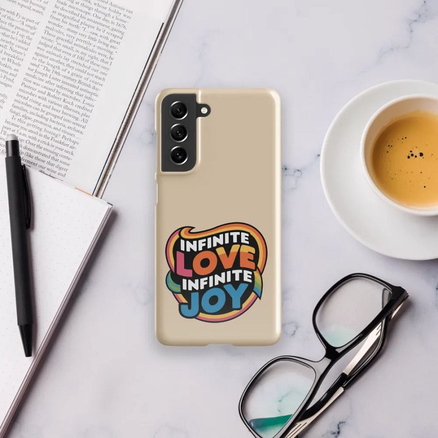 Infinite Love Infinite Joy Snap Case for Samsung (Champagne) product image (11)