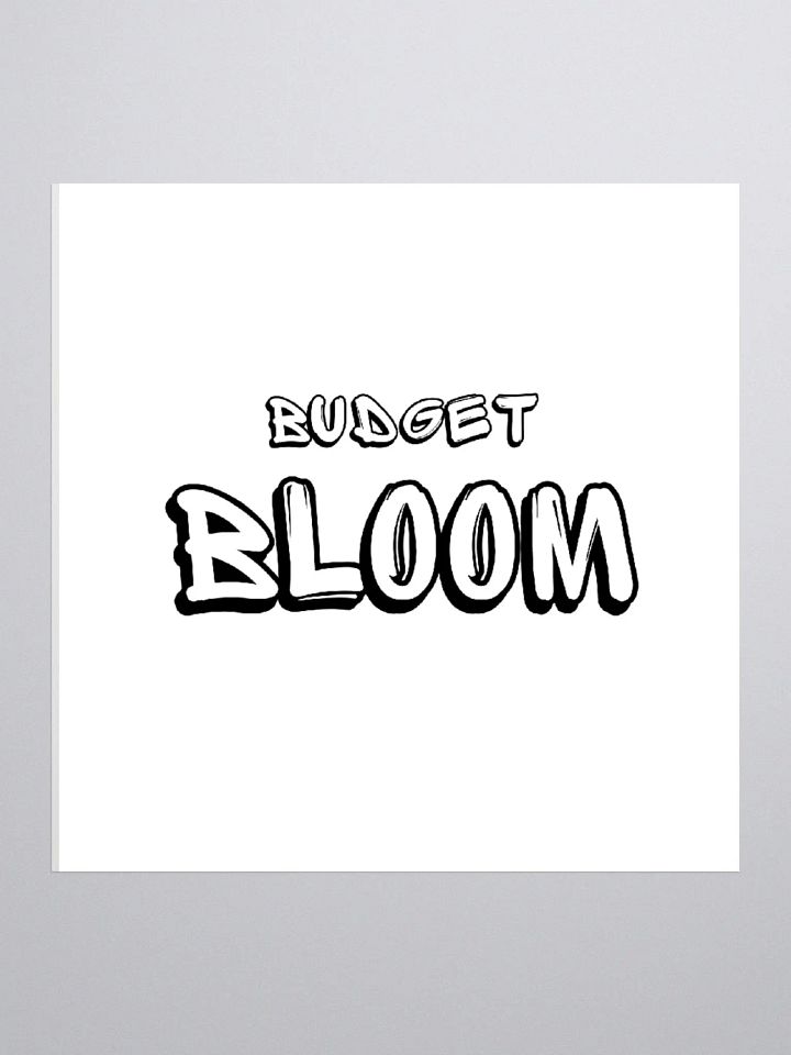 Budget Bloom stickers product image (1)