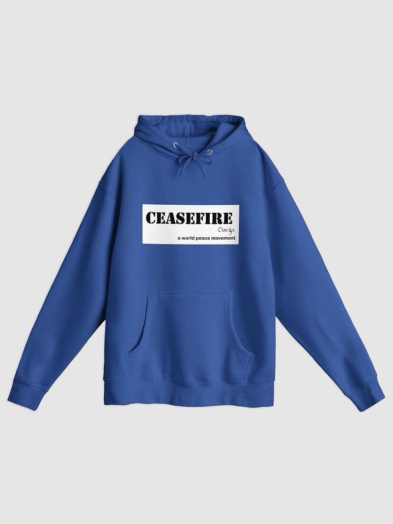 Ceasefire By Omega | Mens/Womens Premium Unisex Pullover Hoodie