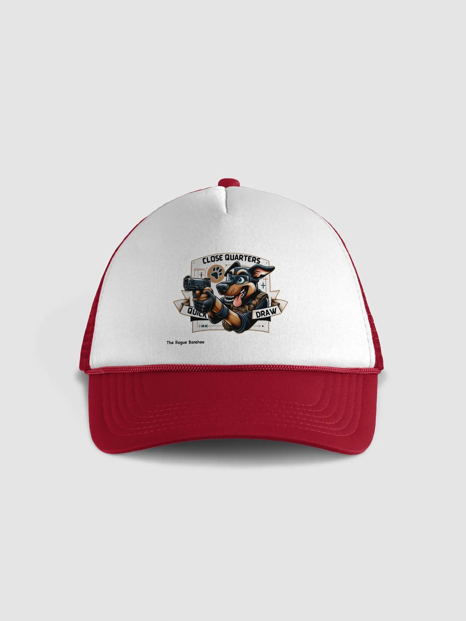 ValuCap Foam Trucker Hat – Close Quarters, Quick Draw product image (6)