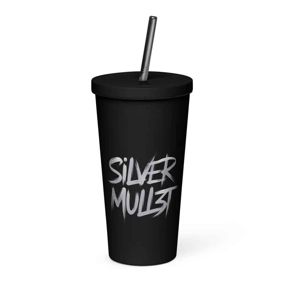 SILVERMULL3T TEXT INSULATED TUMBLER product image (1)