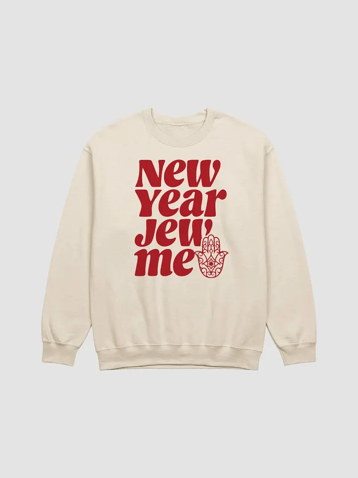 New Year Jew Me Crewneck Sweatshirt product image (2)