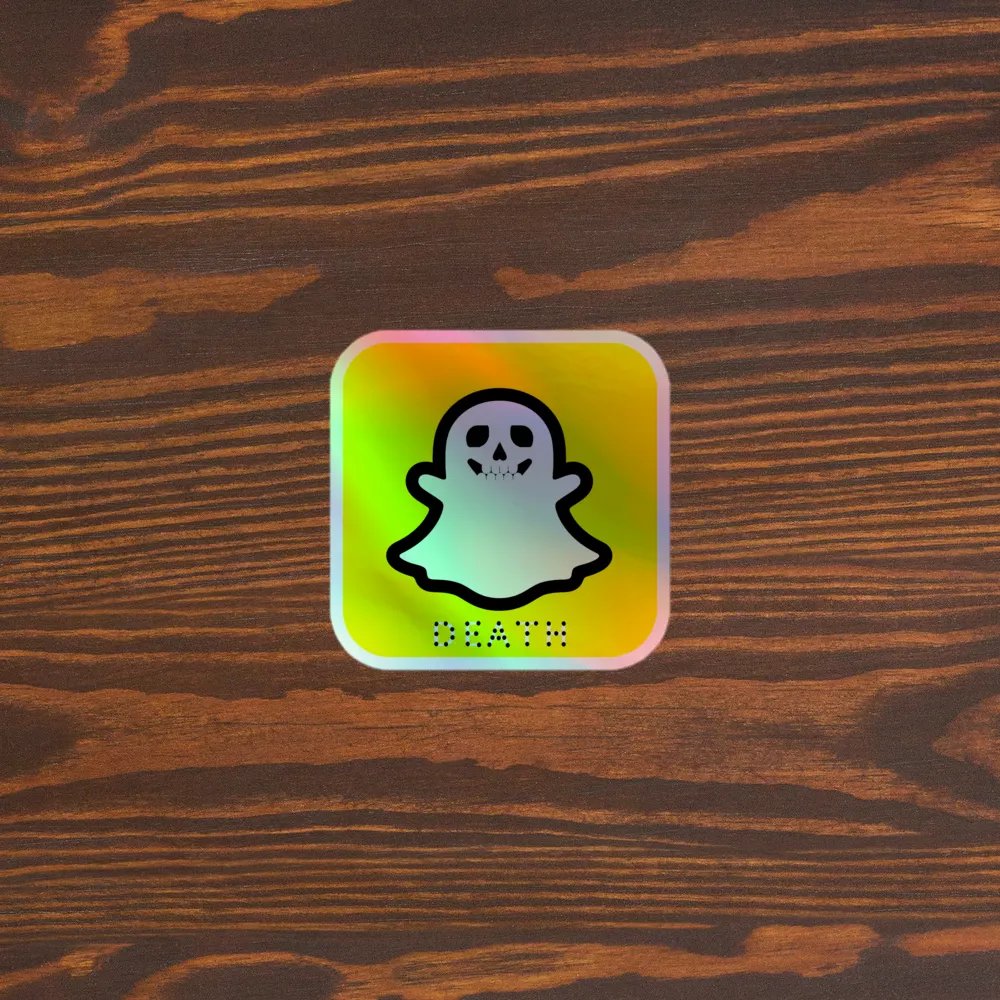 Snap Death Holo Sticker product image (5)
