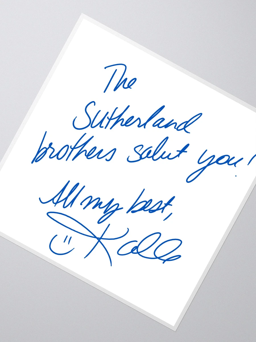 Digitally Signed Sutherland Bookplate Sticker product image (2)