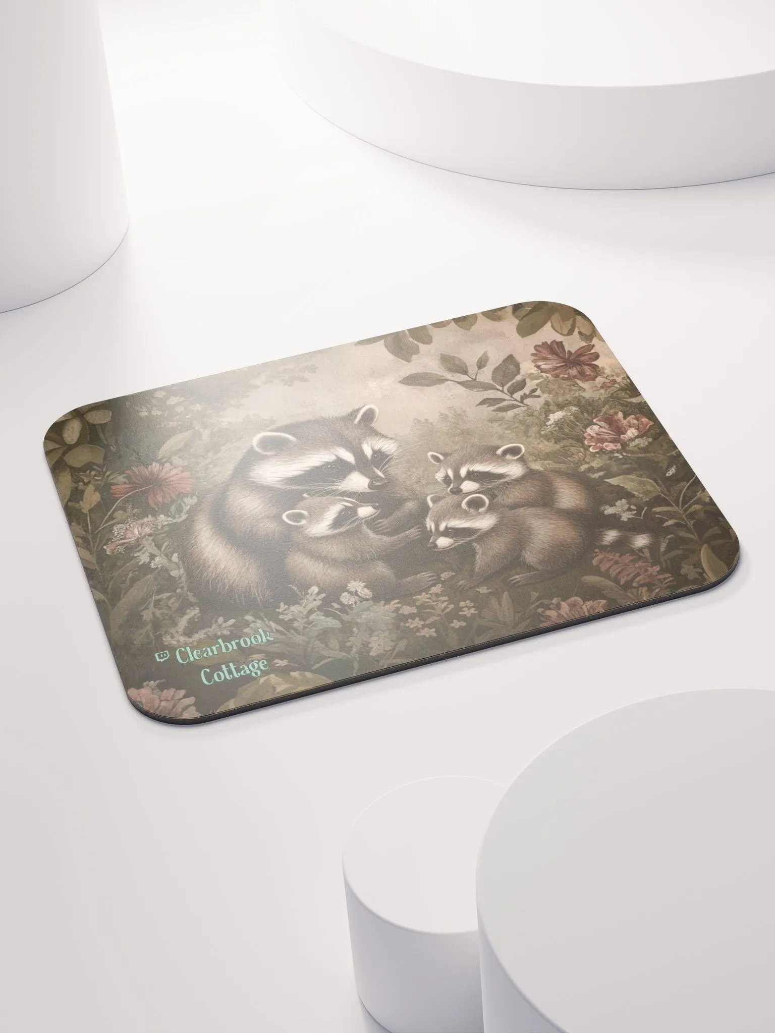 Midnight Raccoon Family Mousepad product image (4)