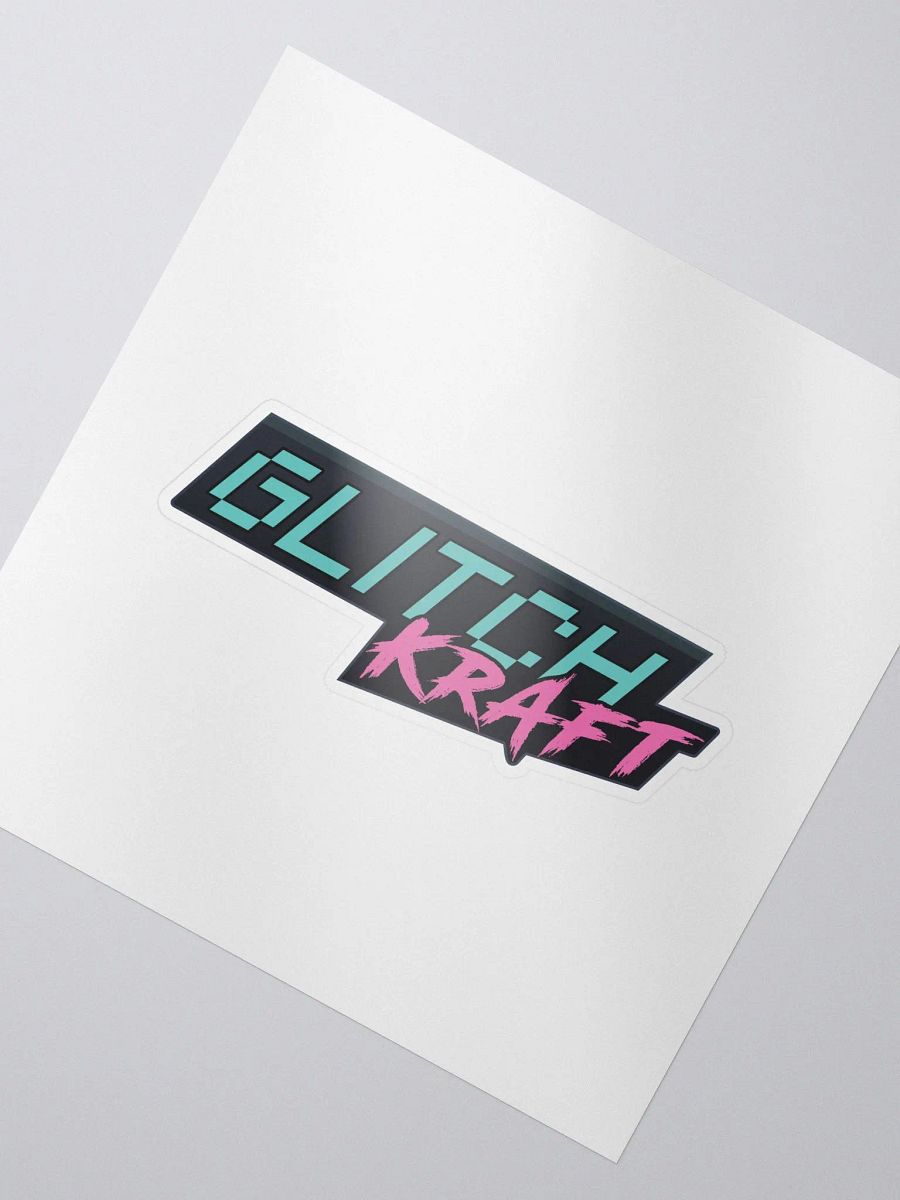 GlitchKraft Logo Sticker product image (2)